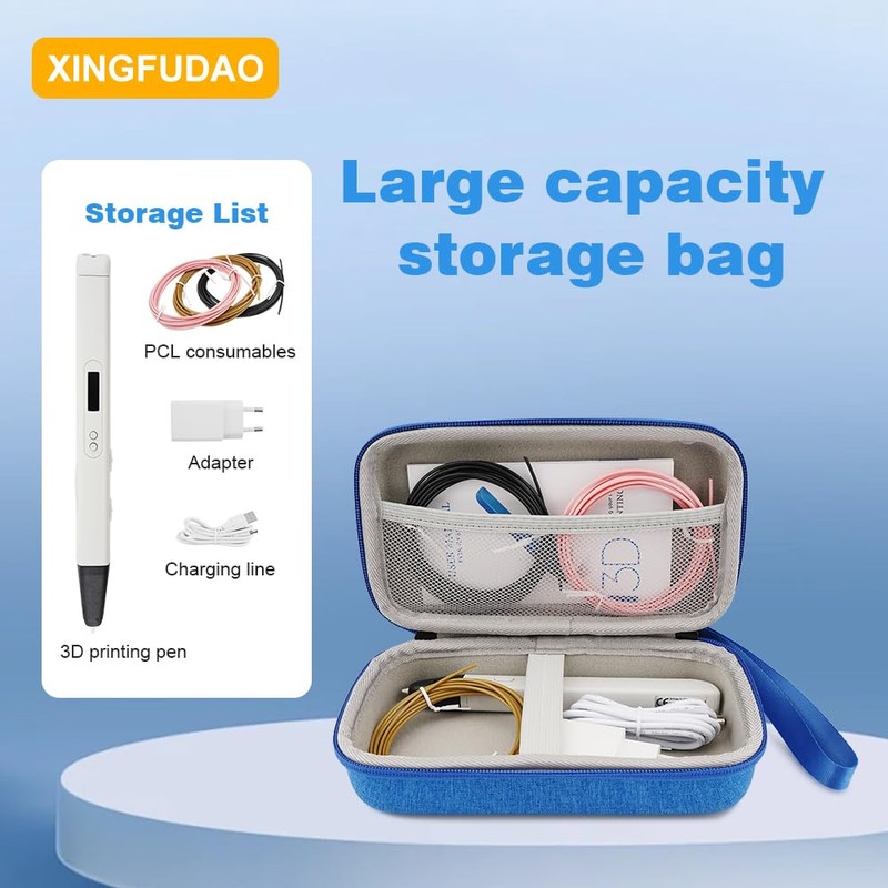 XINGFUDAO 3D Pen Case, 3D Doodler Pen Case, Compatible with