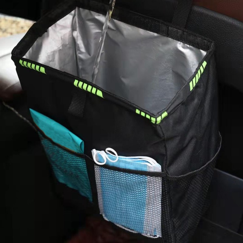 Car Garbage Storage Bag Waterproof Foldable Oxford Fabric Auto Litter