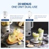 Joydeem JD-PB8200 Compact Blender with 10 Menus, Quiet Cooking Blender