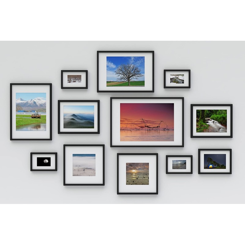 Olive Portraits - Pack of 10 White Picture Photo Mounts