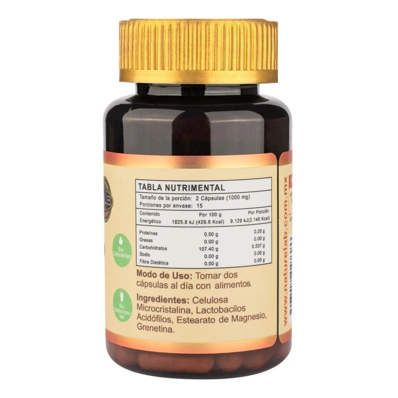 Probiótico, Lactobacilos Acidófilos - 30 Cápsulas- Naturelab Sabor Sin sabor