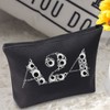 BWWKTOP Evelyn Googly Eyes - Bolsa de maquillaje A24 con
