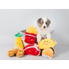 ZippyPaws NomNomz Plush Squeaker Dog Toy The Foodie Pup