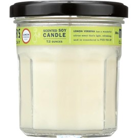 MRS. MEYER'S CLEAN DAY MRS. MEYER'S CLEAN DAY Lemon Verbena Soy Candle, Garden-Inspired Aromatherapy Homekeeping, 35 Hour Burn Time, Made with Essential Oils, 7.2 oz Large Glass Jar Candles (Pack of 2)