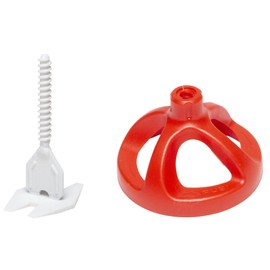 Rubi Tools CYCLONE Lippage Control Tile Leveling Kit with 600 1/16" Base Plates & 200 Caps