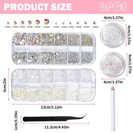 1 Set Nail Pearls for Nail Art,Nail Gems,Charms,Gems and Rhinestones,Rhinestones,for,Pearl,Beads,Charms,