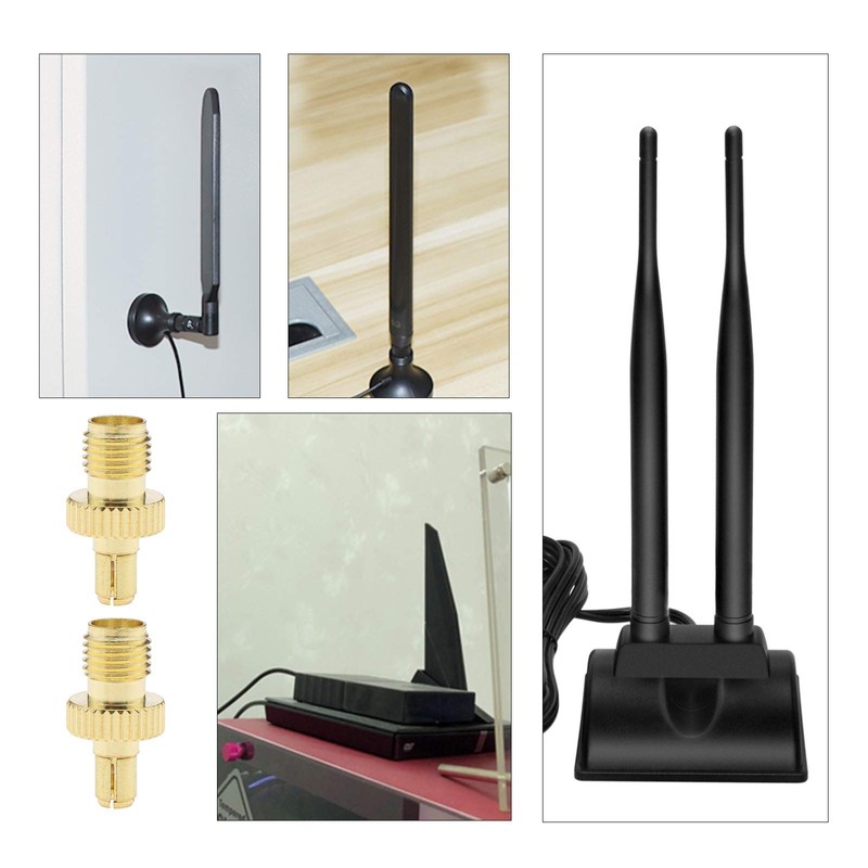 EMSea 2X SMA Female to TS9 Male RF Adapter Coaxial