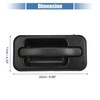 X AUTOHAUX 4 Pcs Exterior Door Handle with Key Hole