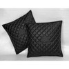 VIP Car Interior Set Black With Black Diamond Stitch Pillows