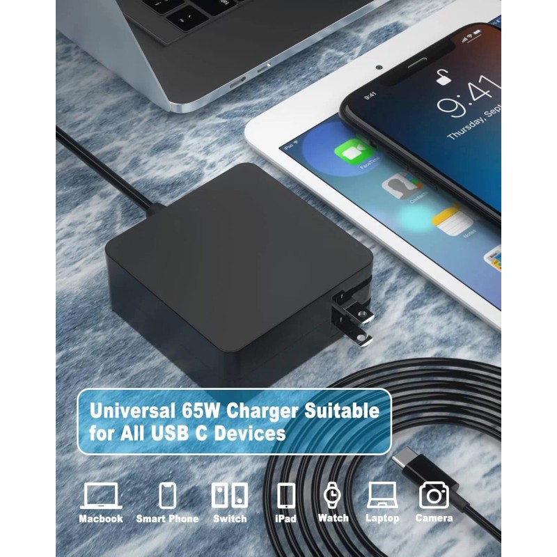 For JBL 65W Type C Charger Replacement for JBL Xtreme