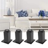 4pcs Cabinet Leg Aluminum Alloy Adjustable Feet Sofa Bed Foot