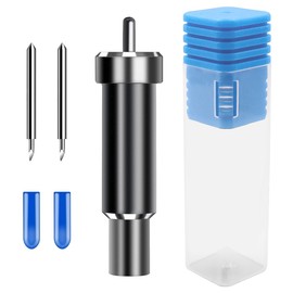 Namvo Explore Deep Cut Blade with Case Compatible with Cricut Maker Maker Maker 3 Explore One and Explore Air 1-3 (2 Blades) Black