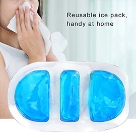 Paquetes de hielo de gel reutilizables para la nariz,paquete de hielo de gel frío de nariz exclusivo portátil Compresa fría, enfriamiento seguro Paquete de hielo frío refrescante para lesiones