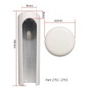 SFS Estetic 2D Door Hinge White Cover Caps Only Pair
