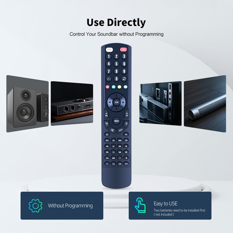 GWVEE Replacement Remote Control for Bose Soundbar 700 Compatible with
