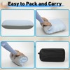 Crisonky Travel and Camping Pillow- Compressible Medium Firm Memory Foam