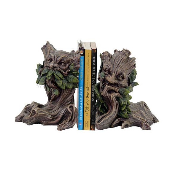 Pacific Giftware Desktopstatue Green Man Bookend Set, 6 inches H