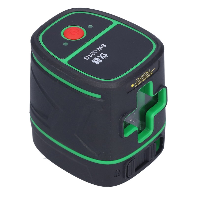 SW‑331G Cross Laser Meter Horizontal Vertical Green Beam Leveling Tool