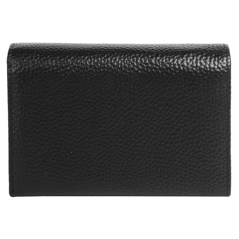 Samantha Look Genuine Leather Women's Casual Purse with Clip Closure