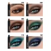 DragonRanee Dual-Ended Eyeshadow Pencil 12 Colors Set Waterproof Matte Finish