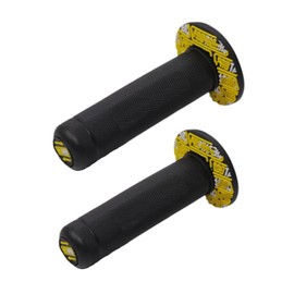 Motorcycle Handlebar Grips, Universal Rubber Motorcycle Grip 22mm 24mm, Moped Grips Anti Slip Rubber Grip for Scooters, Motorcycles, Pit Bikes