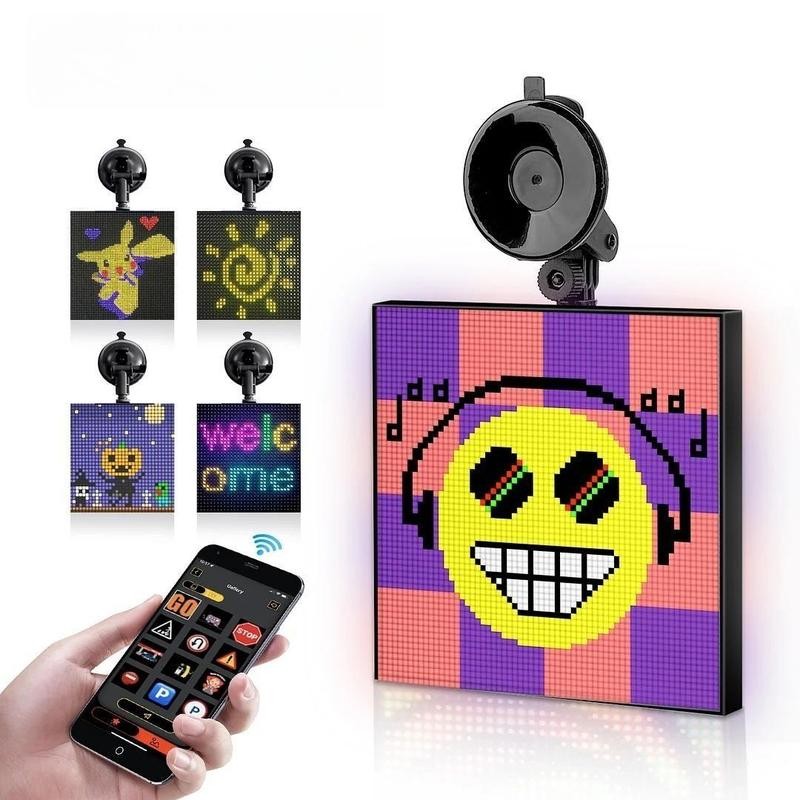 Led Display For Car, Programmable Led Screen Night Light, App