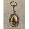 Saint St Jude Religious Keychain Keyring | Silver Tone