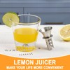 KAYCROWN 18/8 Stainless Steel Manual Lemon Juicer Squeezer, Easy Squeeze