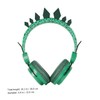 jojofuny Boy Girl Headset with Mic Soft Comfortable Dinosaur Design