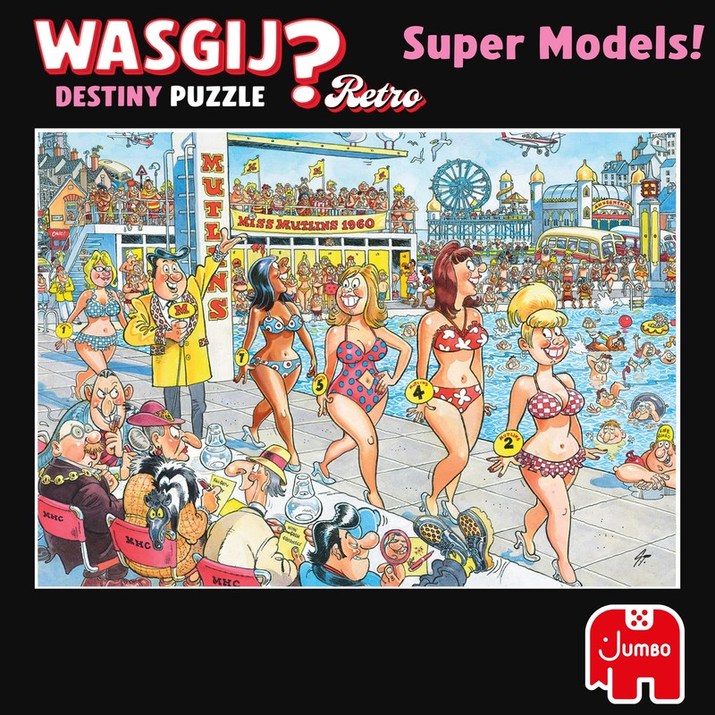 Wasgij Retro Destiny 9 Super Models Puzzle 1000 Pieces