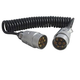 Trailer Spiral Cable Connection Cable Car Trailer Caravan Coupling 7-Pin