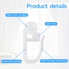 Pack of 200 curtain rollers, curtain hooks for rails, 8
