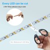 YGS-Tech 16.4FT UV Black Light LED Strip, 3528 385nm-400nm USB