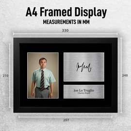 HWC Trading FR A4 Joe Lo Truglio Brooklyn Nine-Nine Gifts Printed Signed Autograph Picture for TV Show Fans - A4 Framed