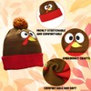 LUKBERA 6 Pcs Thanksgiving Turkey Trot Costume Set - 3