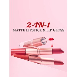 Set Cmaadu 3 Tubos Mate Labial Y Brillo 2 En 1