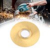 Circular Saw Blade 72 Teeth Ti Plated High Speed Steel