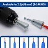 WISEPRO Wire Twister Tool for Drill, 2PCS Wire Nut Twister