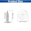 Bykonh #8 x 3/4" Modified Truss Wafer Head Wood Screws,