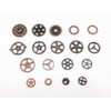 Yueton 100 Gram (Approx 70pcs) Assorted Antique Steampunk Gears Charms