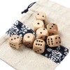 ALTAS+ Dice, 0.8 inch (20 mm), Dice, Wooden, Cute, Healing