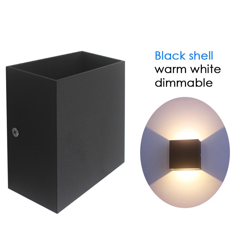 AC 85-265V 6W Cube LEDs Wall Sconces Light Modern COB
