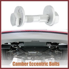 HEROFFIX 2 Set Eccentric Alignment Camber Bolt for Toyota RAV4 2010-2018 No.4840942030 Suspension Control Arm Cam Adjustment Nut Kit Replace Parts