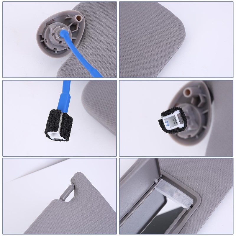 for Honda Pilot 2017-2022 Driver Side Sun Visor w/Makeup Mirror