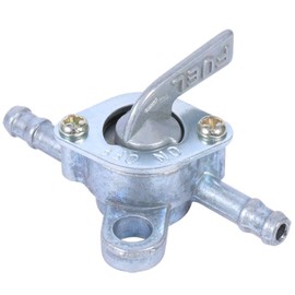Fuel Tank Valve Switch, Fuel On/Off Valve Switch Petcock 1/4 Fuel Line Gas Pump Valve for Pit Dirt Quad Motorcycle Bike Dirt Bike Go Kart ATV