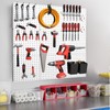 FZK Peg Board, 74PCS Metal Pegboard Wall Organizer Kit. Heavy