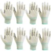 4 Pairs ESD Anti Static Gloves, PC Gloves with High