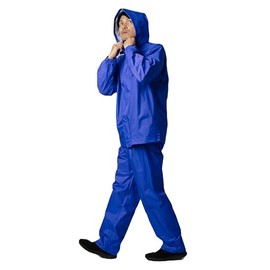 Doqment 3250 Rain Suit, Top and Bottom Set, For Commuting to Work or School, Outdoors, Bicycle, Motorcycle, Work