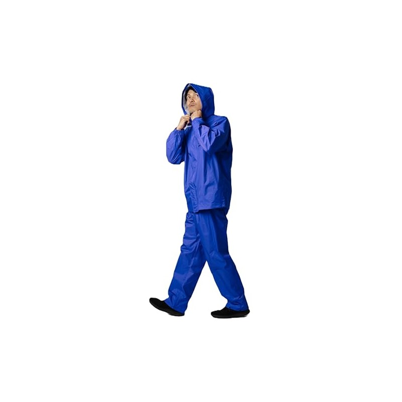Doqment 3250 Rain Suit, Top and Bottom Set, For Commuting