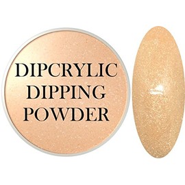 SHEBA NAILS Dipcrylic Dip Dipping Powder Techno Color Pastel Collection PASTEL GOLD - 1oz Jar